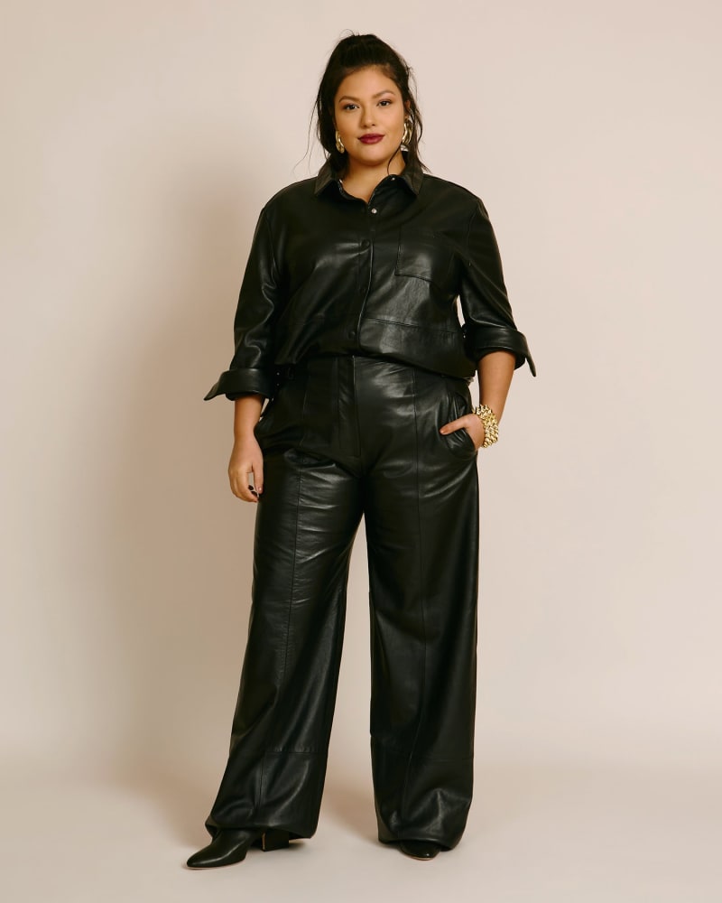 Leather pants size 14 outlet
